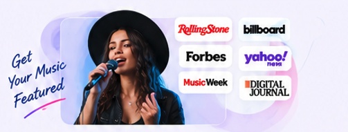 Music PR and blog promotion artwork