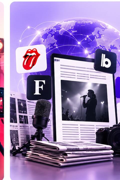 Music PR and blog promotion artwork
